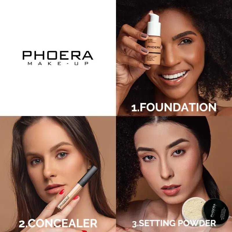 PHOERA 3 Colors Large Loose Powder Oil - control Waterproof Matte Loose Powder Long - lasting Full Coverage Concealer Powder Cake - Julia BeautyJulia MakeupJulia Beauty200001176:200006158#B01;200007763:201336100B01CHINAPHOERA 3 Colors Large Loose Powder Oil - control Waterproof Matte Loose Powder Long - lasting Full Coverage Concealer Powder Cake