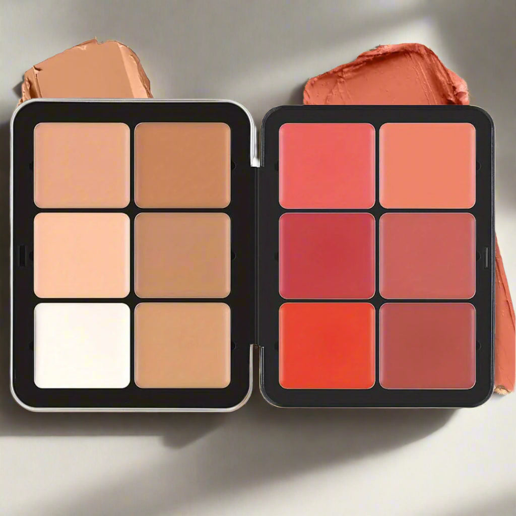 ✨ 12-Color Blusher & Contour Palette – Your All-in-One Face Makeup Kit! ✨