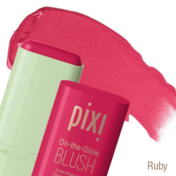 Pixi Blush Stick Easy Color Rouge Blusher Cream Moisturizer مقاوم للماء يدوم طويلاً ذو لون عالي وتفتيح لون البشرة